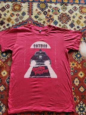 Death Proof Graphic Tee - Men's Red Short Sleeve Shirt - Local Boogeyman